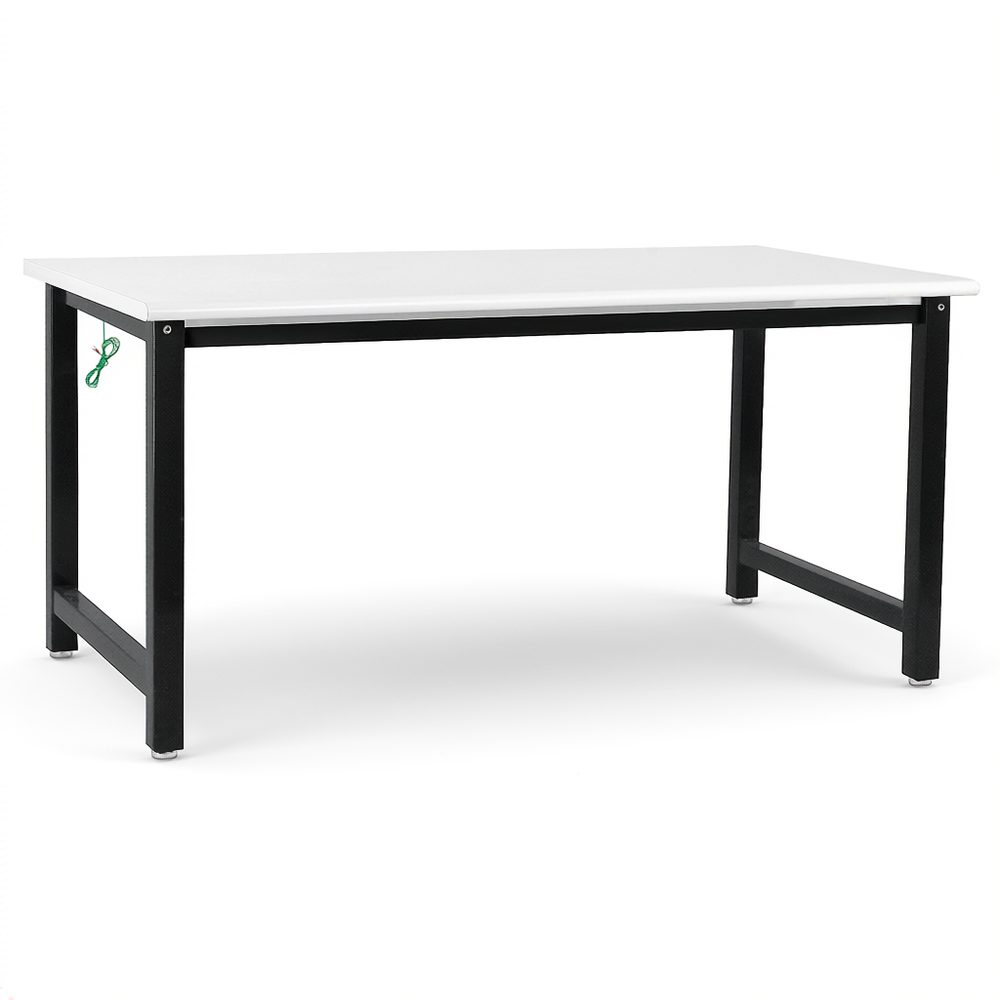 BenchPro Kennedy workbench with white top and black welded steel frame